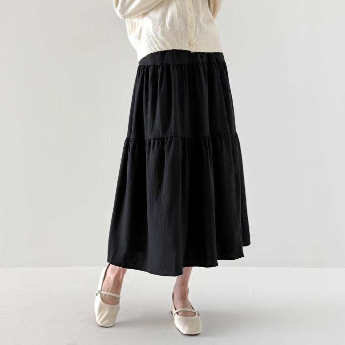 라라온 밴딩 플레어 캉캉 티어드 롱 스커트 26TSP3636 15,900원