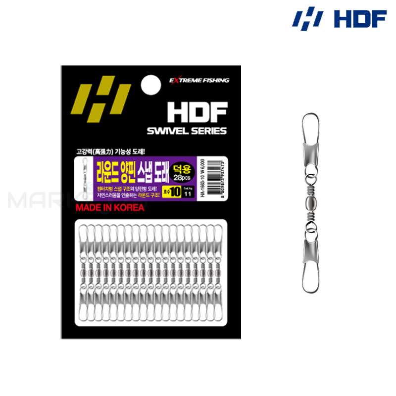 HDF 해동 라운드 양핀 스냅 도래 덕용 HA-1663 벌크 스위벨 4,780원