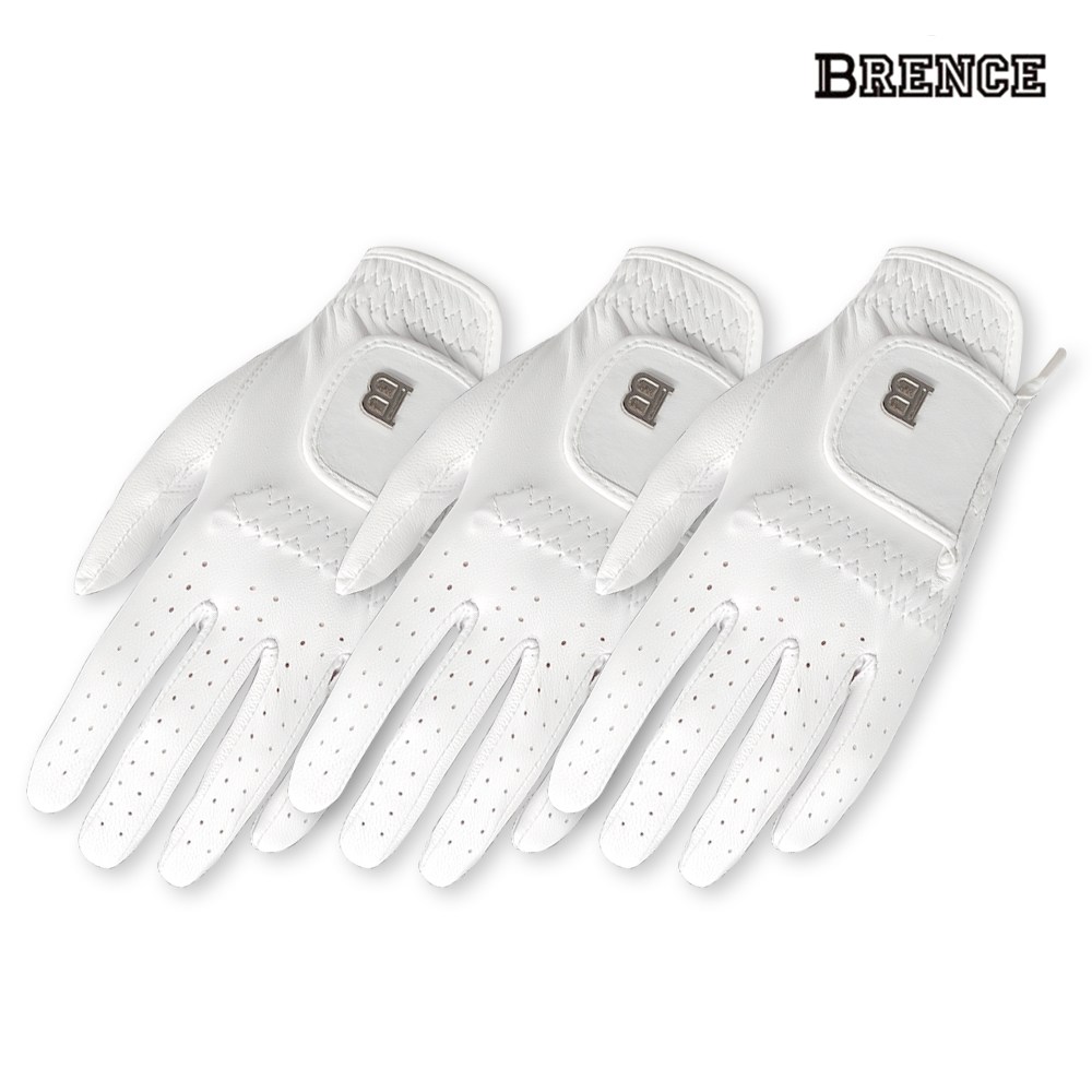 메탈로고 화이트 올양피 왼손 골프장갑 3장세트 29,700원