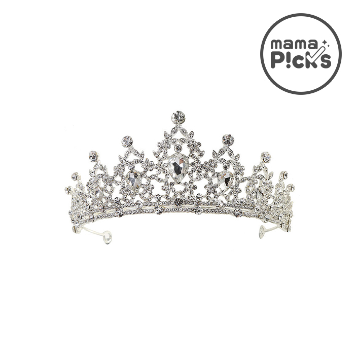 마마픽스 셀프 웨딩 브라이덜샤워 티아라 왕관, 1p, 티아라03-퀸 12,500원