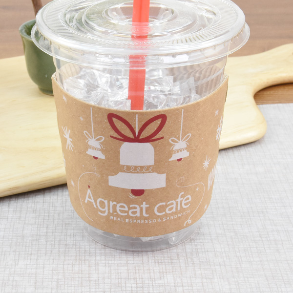 PET컵홀더 모음전_소량주문제작 _테이크아웃 투명컵홀더_아이스컵홀더_일회용컵홀더, 10/13온스 KLB홀더 2도인쇄, 10000개 276,500원