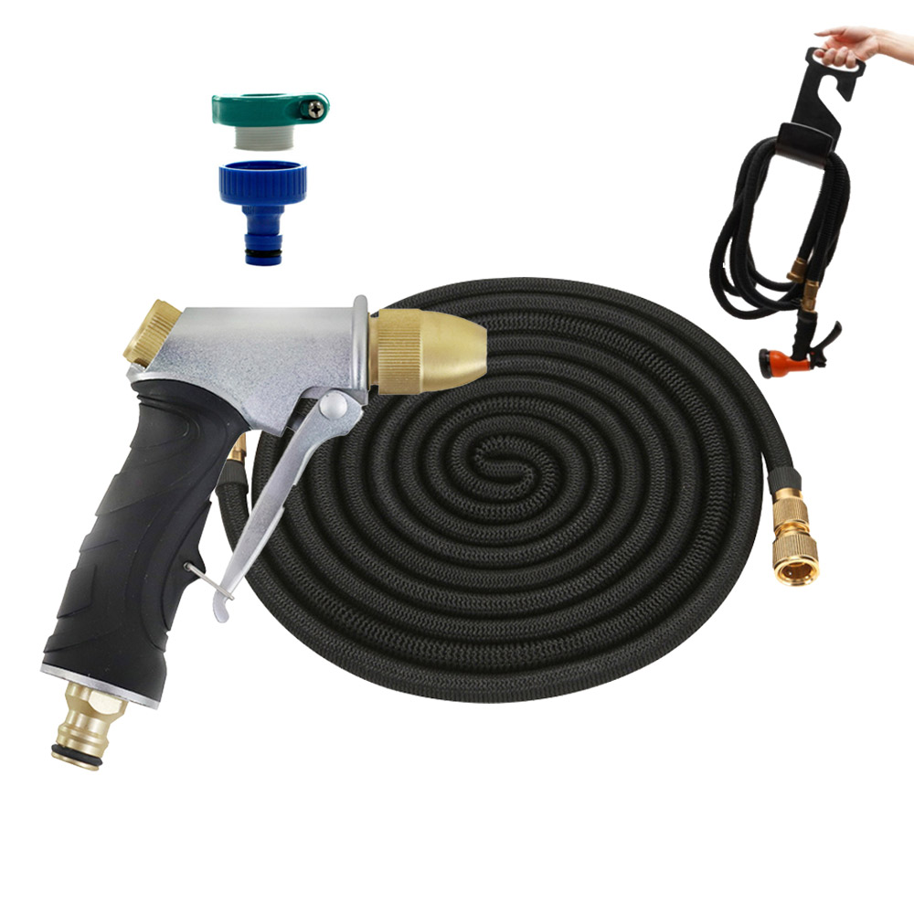 애드크로스 더쎈 초강력 매직 분사기 원예 정원 플렉시블 호스 물호스 고압분사기 숏 분사기+프리미엄호스 5M, 1개 33,440원