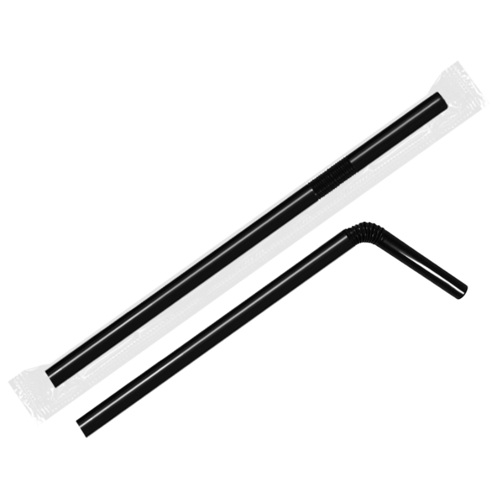 TYP 자바라빨대 7*25cm 검정 개별포장 1박스 5000개, 5000개입, 1박스 41,800원