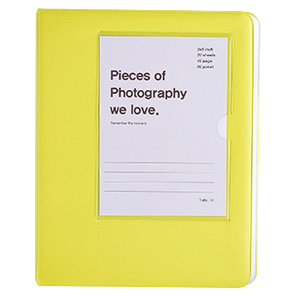 토비앨범 포켓앨범 백지 5x7, 라임, 40매 12,500원