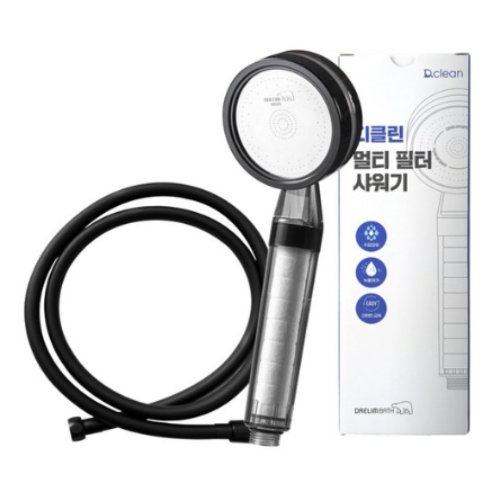 대림바스 디클린 멀티 필터 샤워기 + 바스템 튜브형 샤워줄 2M 85,050원