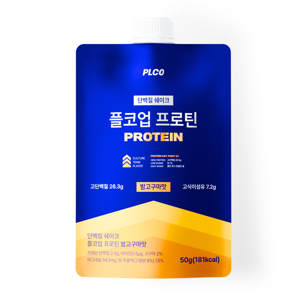 플코업 프로틴 밤고구마맛 단백질 파우치, 7개, 50g 26,900원