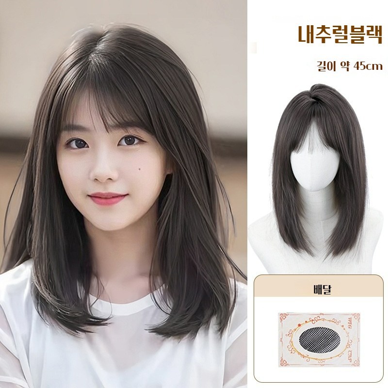 POMTOR 여성 가발 패션 통가발 45cm 29,930원