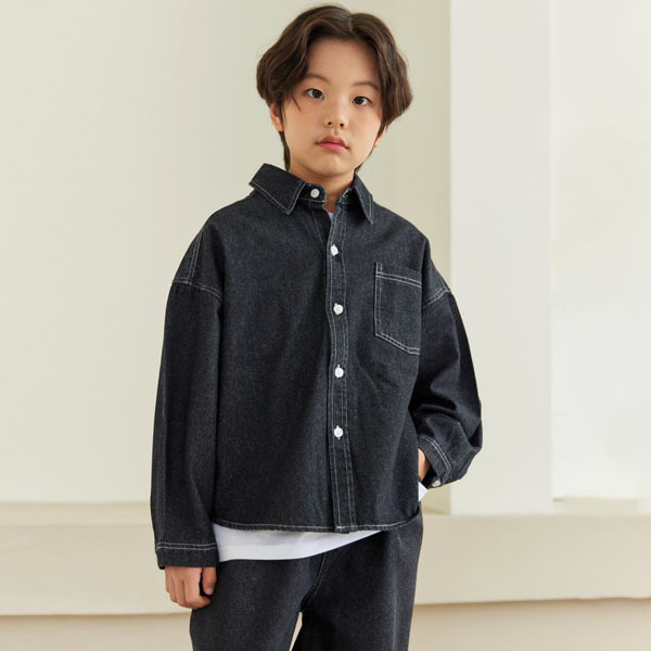 바브키즈 아동용 데님 남방 28,900원