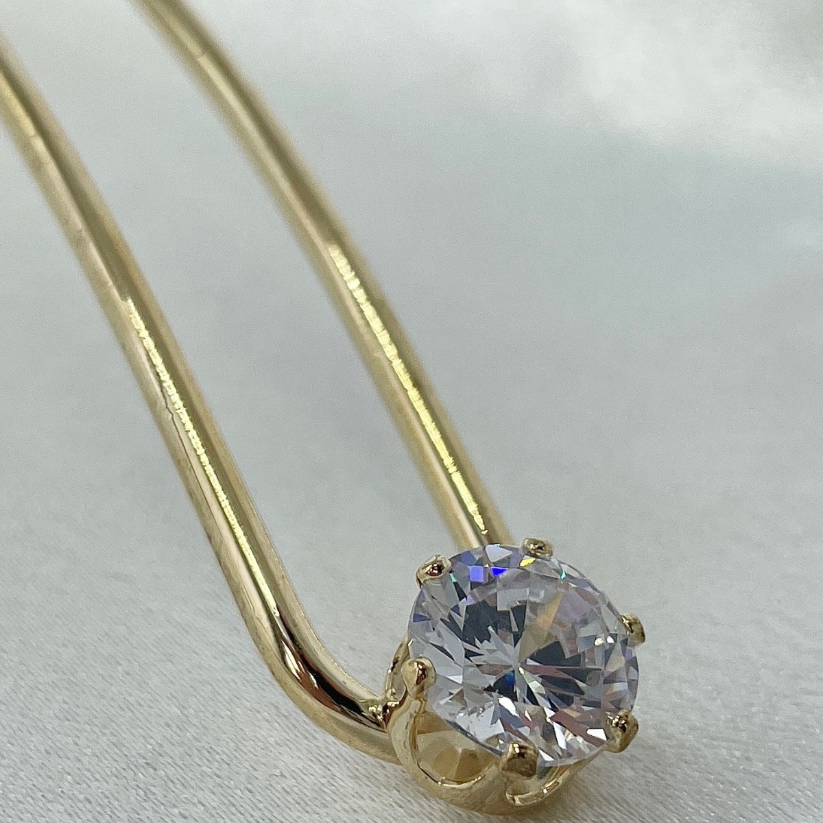 원포인트 큐빅 비녀 한국 전통 한복 머리핀 국내생산 7,870원