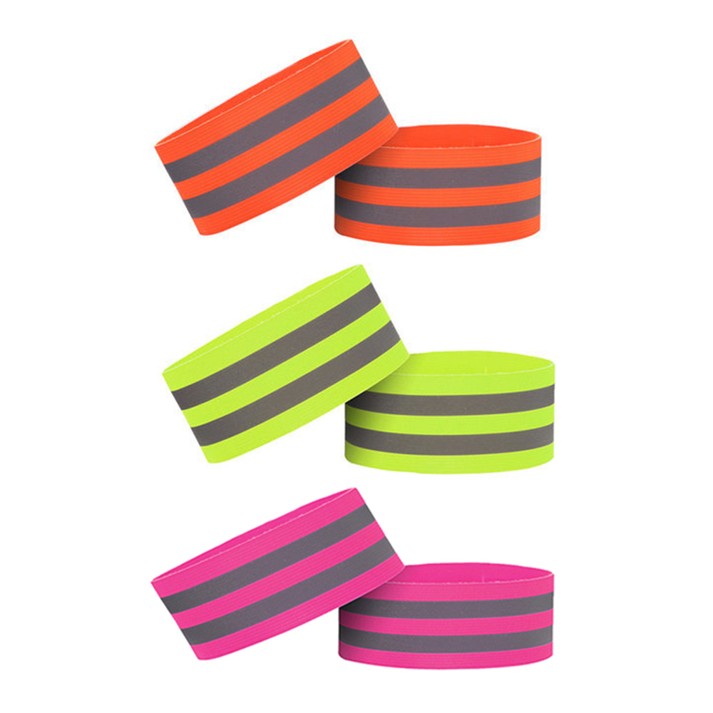 (코어무역) 야광 안전 팔밴드 반사 팔찌 신호수 형광 팔찌 교통 X반도 안전용품 800원