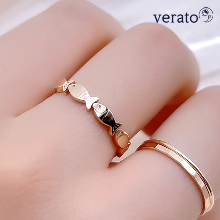 *쿠팡행운특가* 베라토 14K 행운의 물고기 데일리 반지 239,000원