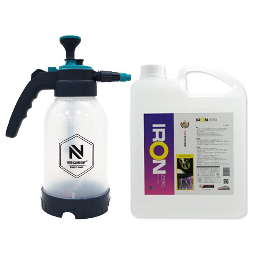 TAC시스템 철분제거제 아이언제로 4L +압축분무기+클레이바 100g 17,000원