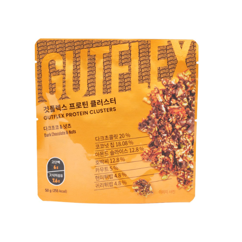 GUTFLEX 것플렉스 프로틴 클러스터 다크초코&넛츠 그래놀라, 3개, 50g 12,870원