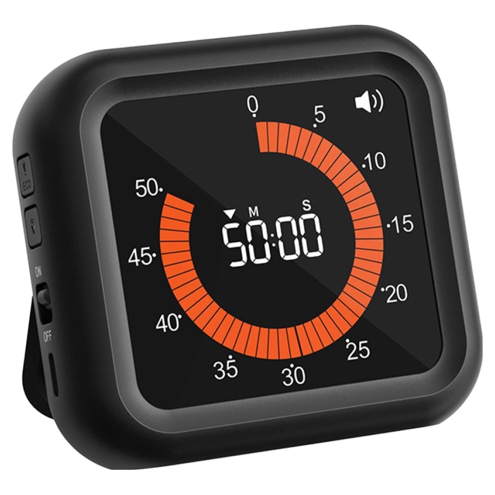 모더너리 뽀모도로 LCD 무소음 스터디 타이머 스톱워치, 1개, 블랙계열 26,900원