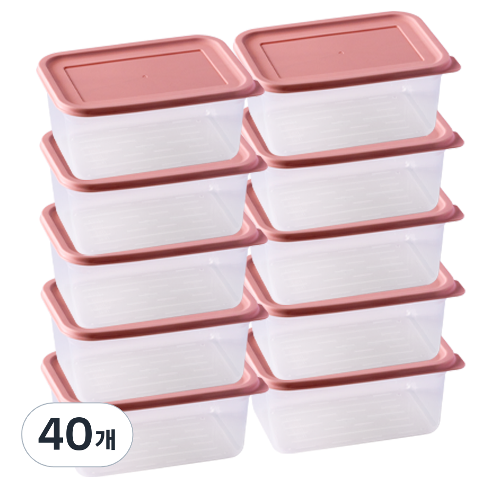 나누담 간편 전자레인지 용기 직사각 세트 1000ml 핑크 63,220원