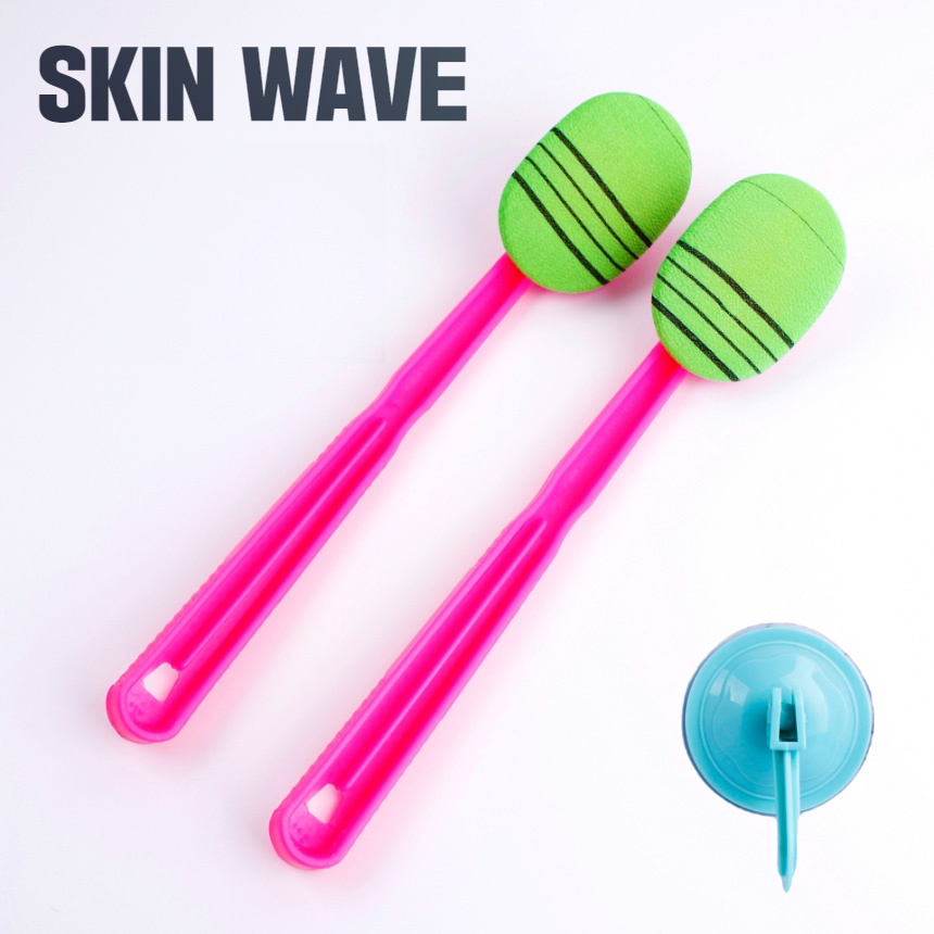 스킨웨이브 더 시원한 국산 등 때밀이봉2P+흡착식고리1P 6,520원