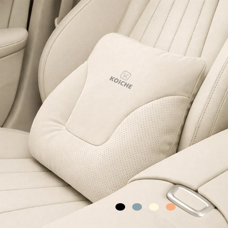 코이체 차량용 등받이쿠션 프리미엄 소프트 가죽 허리쿠션 23,800원
