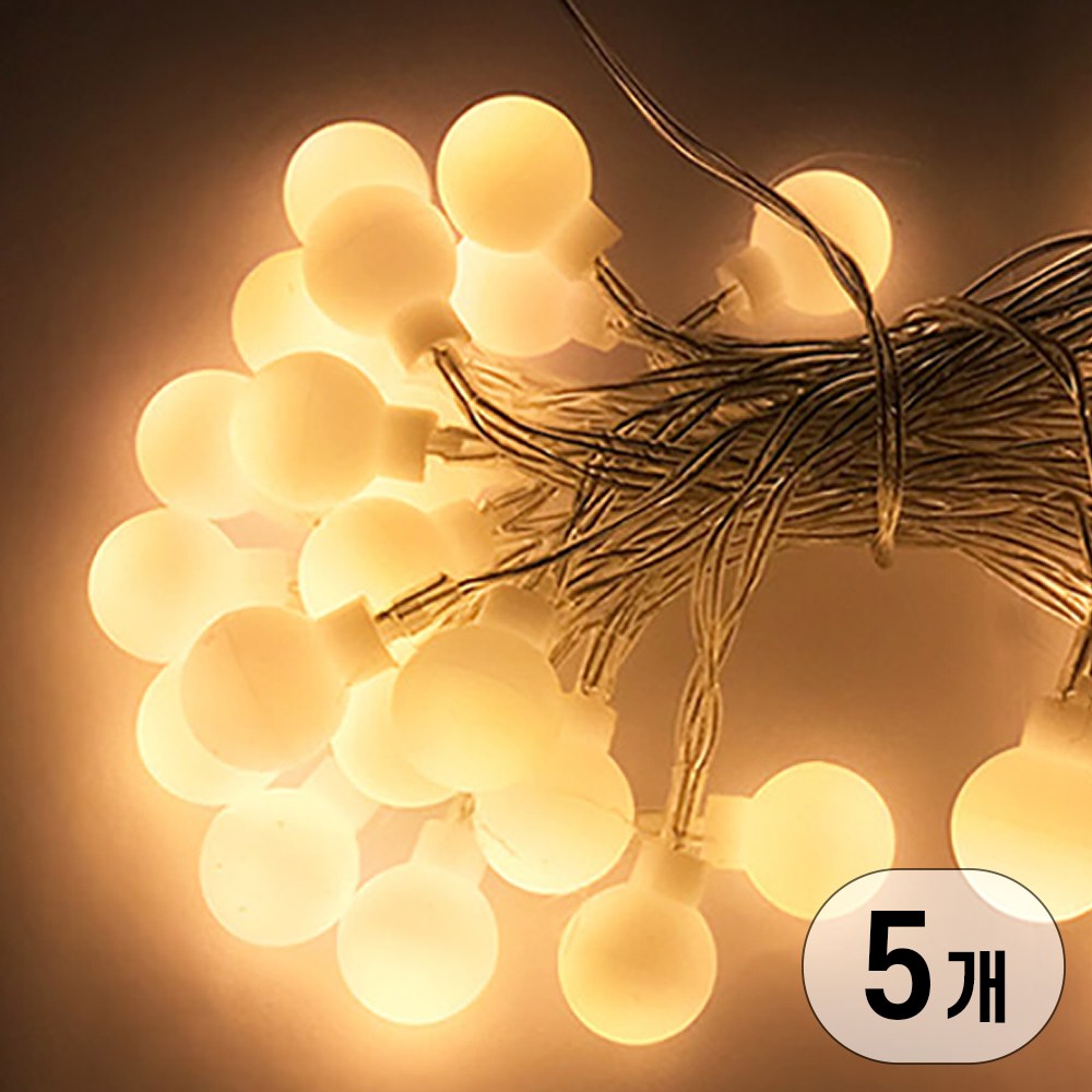 LED 건전지타입 무선 휴대용 인테리어 줄 조명 전구 모음 LED aa건전지 앵두전구 40구, 투명선 웜화이트 36,000원