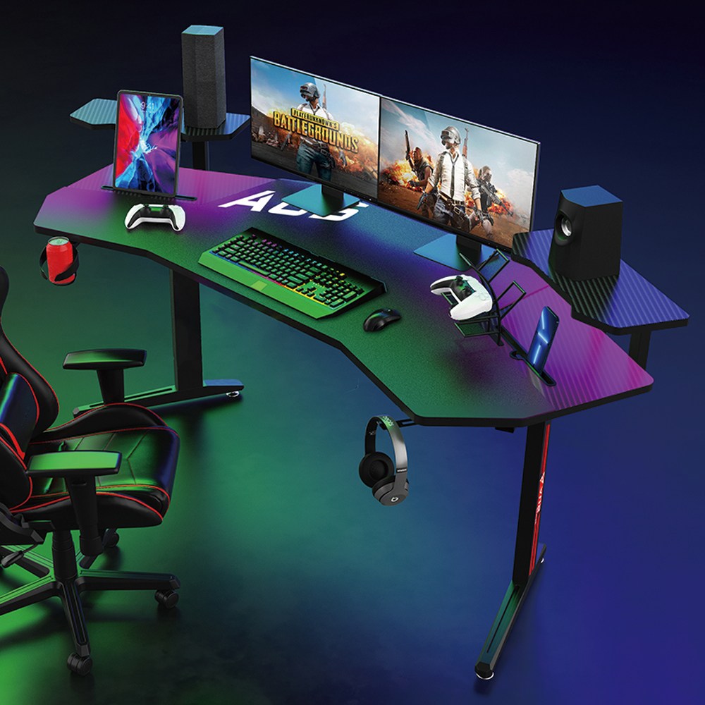 아우스 위너렉스 MT 프리미엄 게이밍책상 JET 컴퓨터책상 LED 카본 와이드 책상 확장형 게임용책상 248,800원