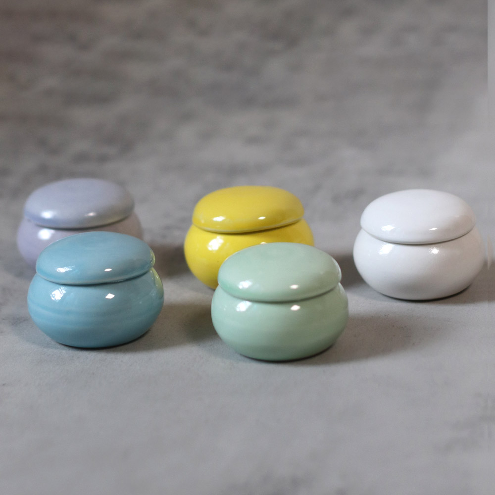 붓다북 재물운 풍수 미니 도자기 단지 (소금+팥 제공) - 현관 항아리 7,350원