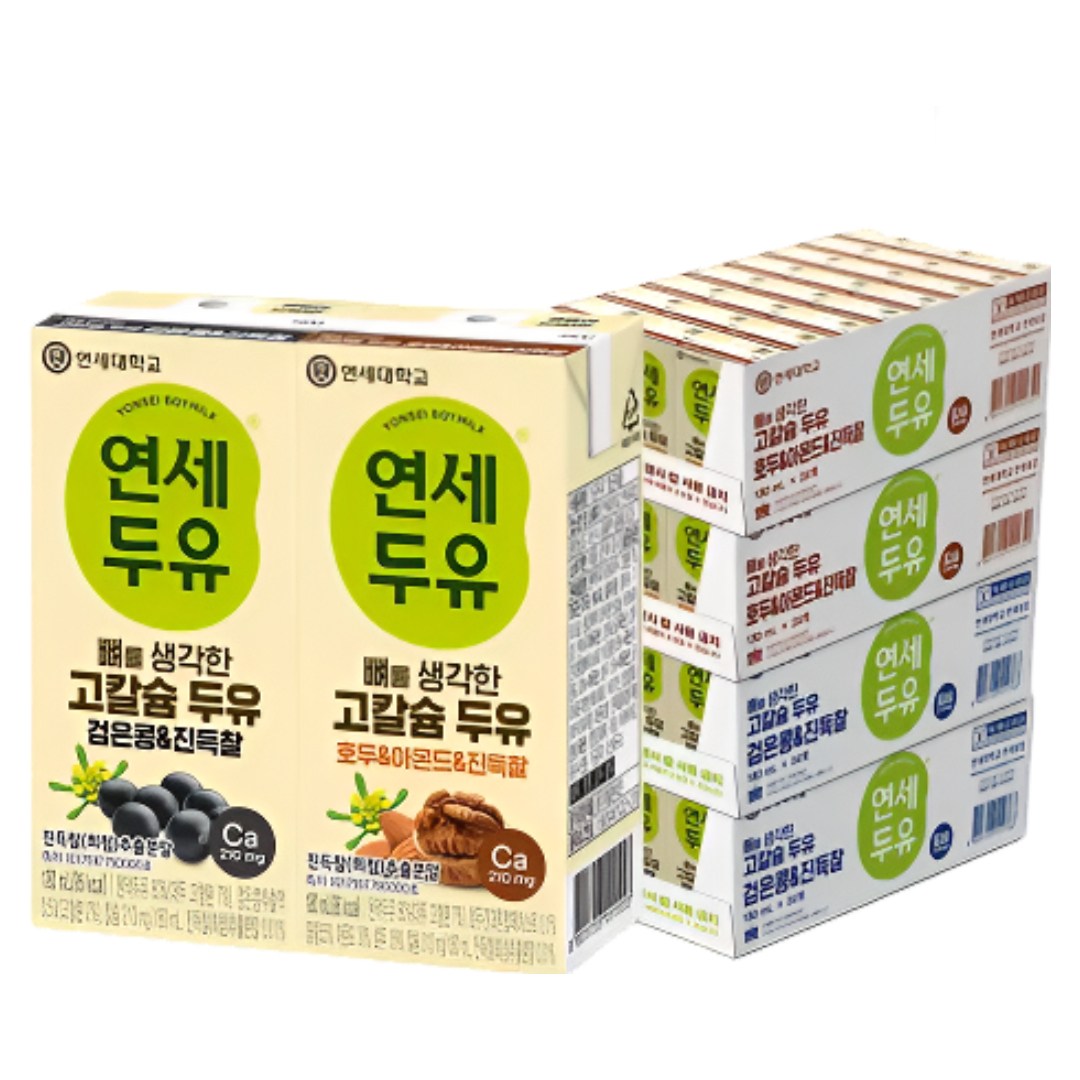 연세 뼈를 생각한 고칼슘 두유 진득찰 180ml 96팩, 180ml, 96개 34,000원