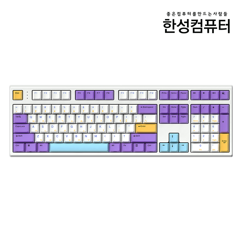 한성컴퓨터 OfficeMaster 8K 토독 유선 기계식 키보드 35g 77,000원