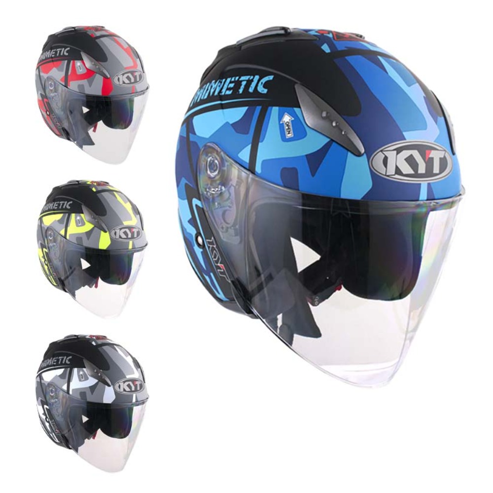 KYT 갤럭시 헬멧 모음 매트 미메틱 라인 다양한 컬러, 미메틱 블루 99,000원