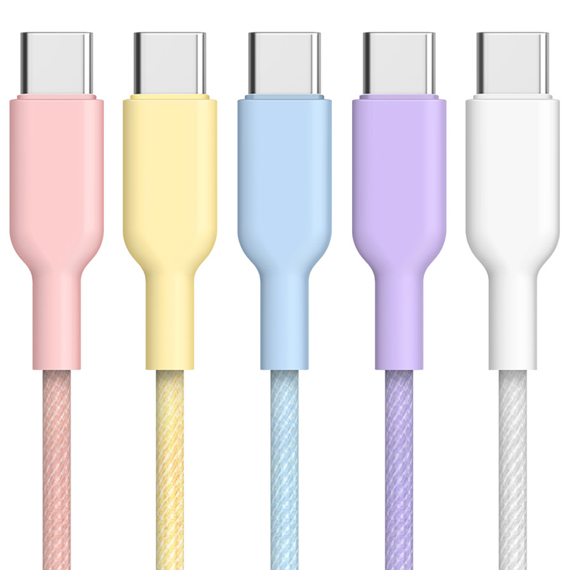 홈플래닛 C타입 레인보우 고속 충전 케이블 (삼성 갤럭시 애플 아이폰15 16호환) 7,990원