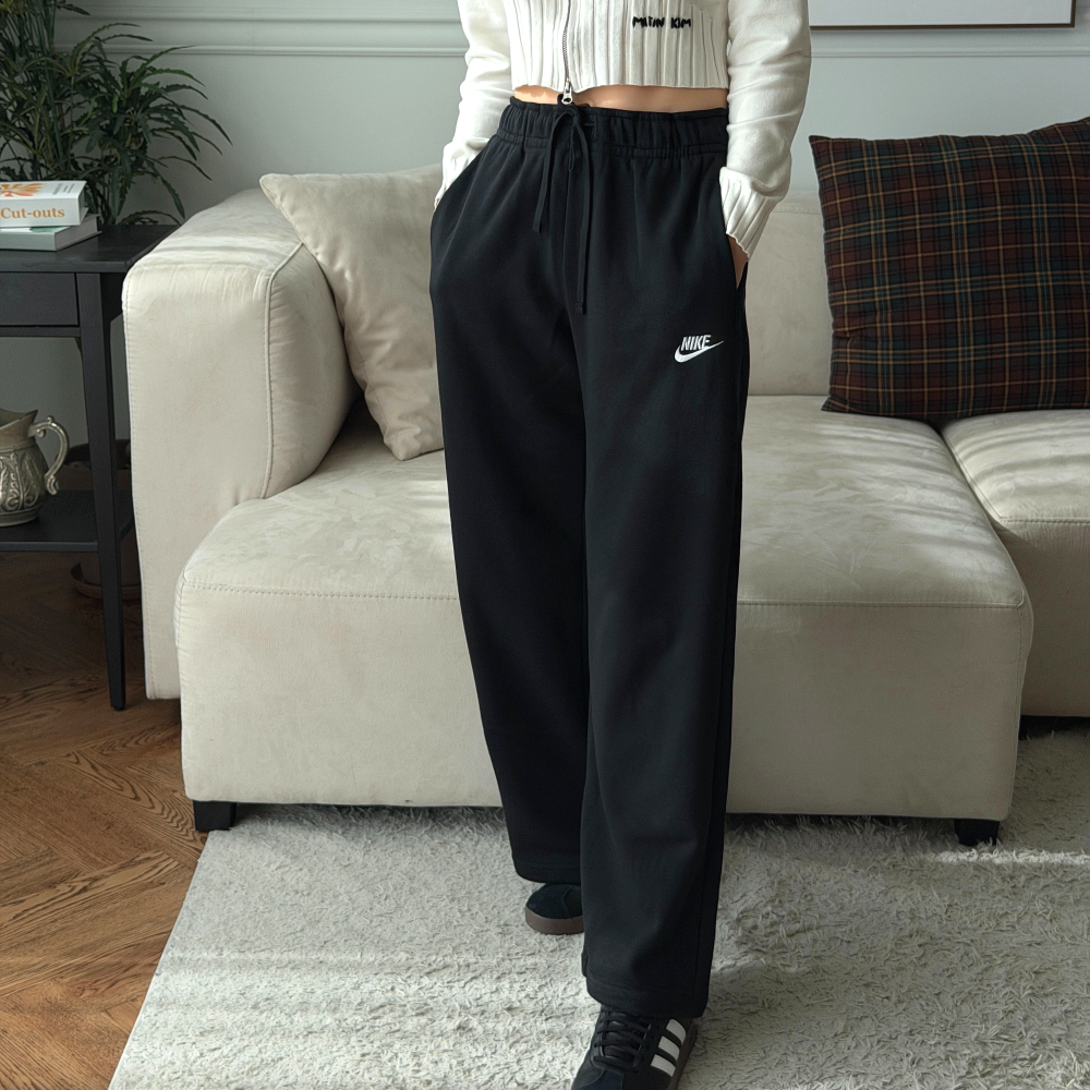 [백화점 정품] 나이키 와이드 우먼스 스웻 팬츠 미드라이즈 밴딩 72,900원