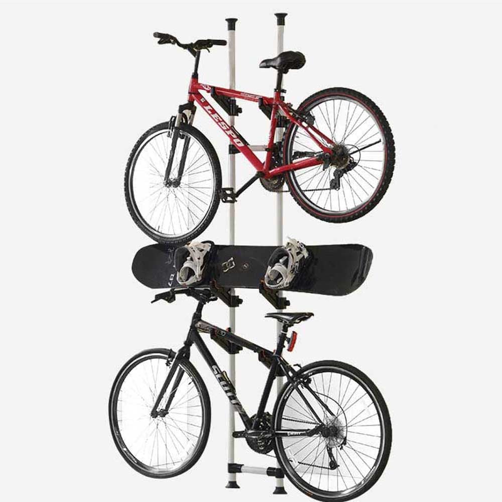 실내용 자전거 보드 봉 행거 거치대 3단 정리 고정 렉 보관 벽 92,320원