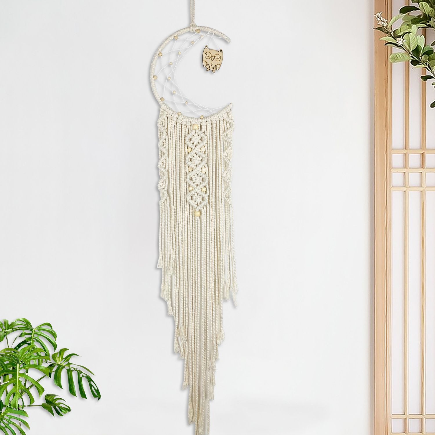 수작업 보헤미안 코튼 대형 드림캐쳐 별과 달 시리즈 8,990원