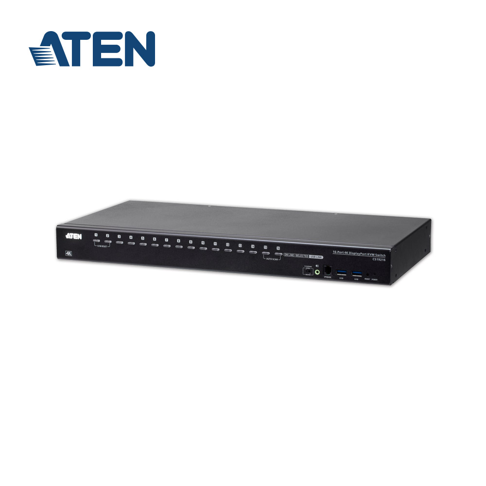 ATEN CS19216 16포트 USB 3.0 4K DP포트 KVM 스위치, 단일상품, 1개 2,590,000원