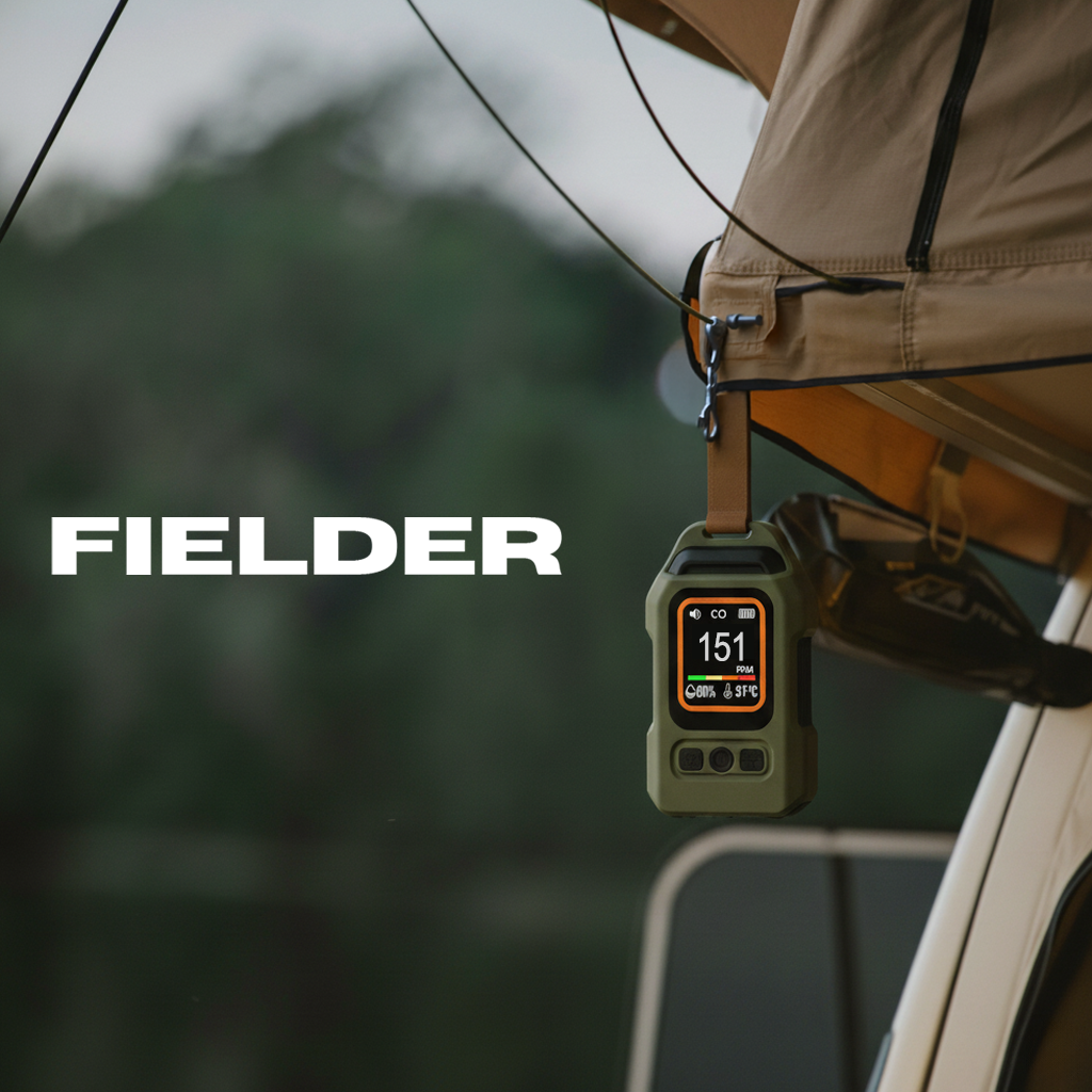 FIELDER 필더 일산화탄소 경보기 감지기 측정기 캠핑 CO 가스 디텍터 누출 누설 가정용, 초록색, 1개 26,900원