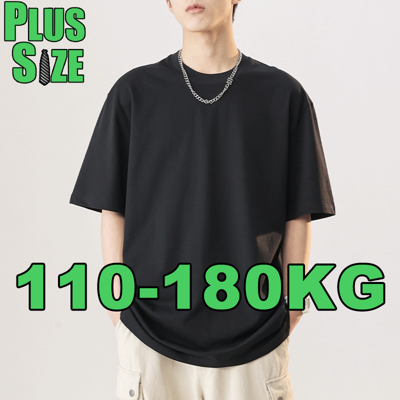 빅사이즈 남성티셔츠 4XL 5XL 6XL 7XL 남자티셔츠 남성 캐주얼 반팔티 110-180KG 블랙 화이트 블루 그레이 순면 반팔 20,900원