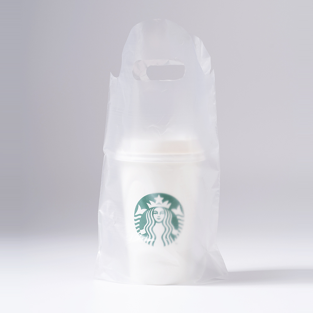 [비닐몰] 테이크아웃 커피봉투 비닐캐리어 무지 1구, 200매, 200매 5,100원