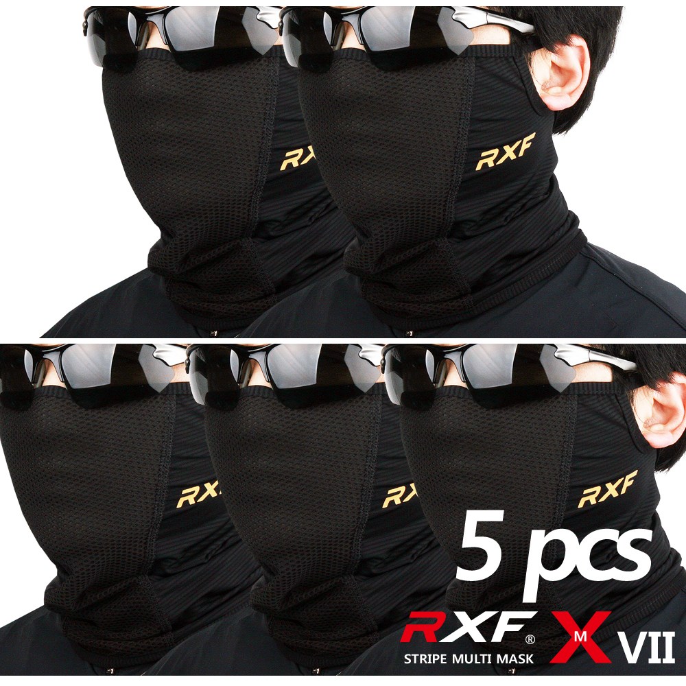 카투스 XM7 5p 골프마스크 쿨넥워머 냉감마스크, 블랙, 5개, 1개 49,800원