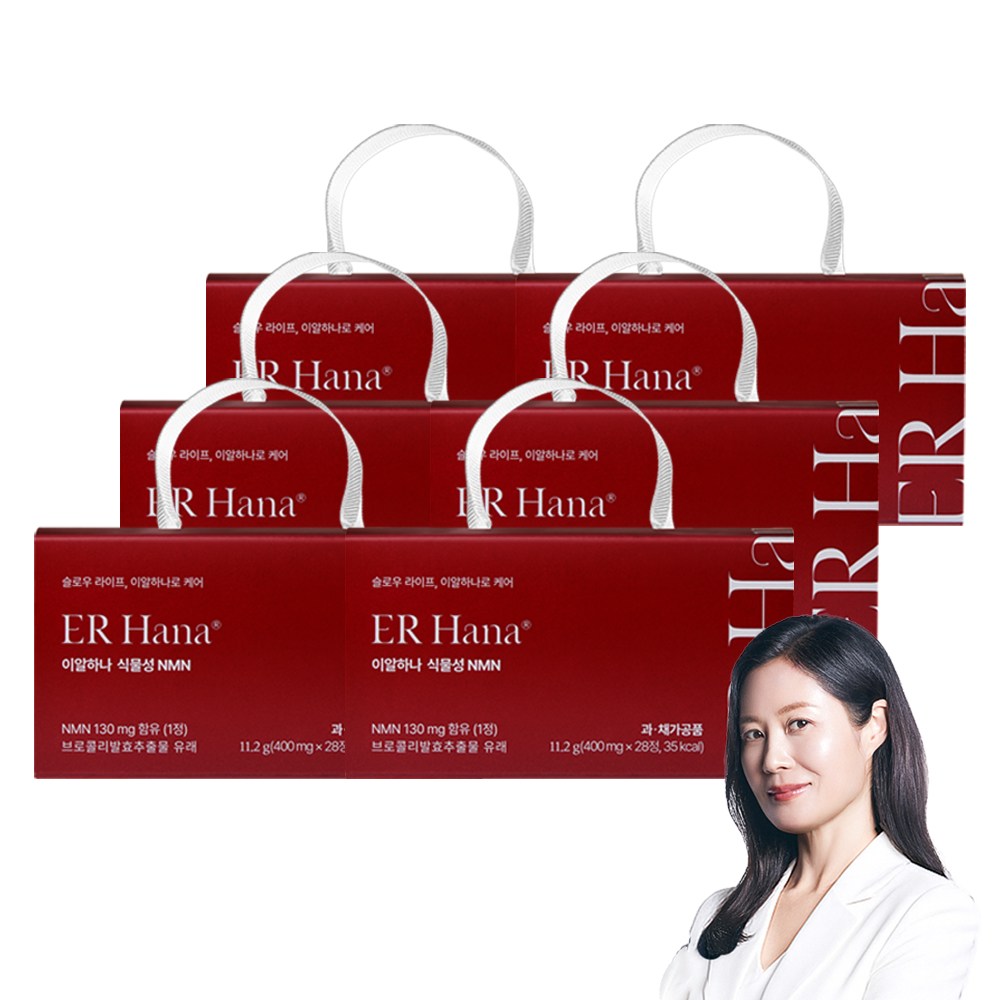 이알하나 식물성 NMN 엔엠엔 활력 케어, 6세트, 28정 129,000원
