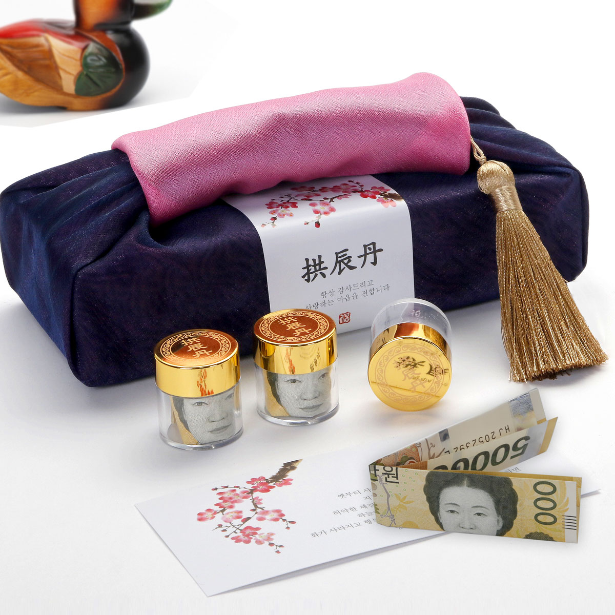 인디케이 돈진단 한약 선물 용돈상자 세트 16,500원