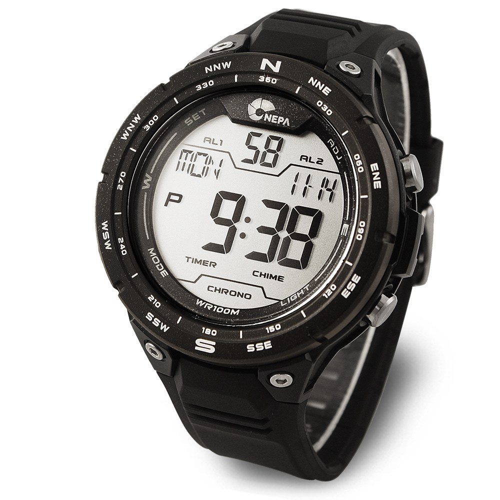 네파 월드타임 아웃도어 스포츠 등산 캠핑 남성 생활방수 전자 군인시계 47,540원