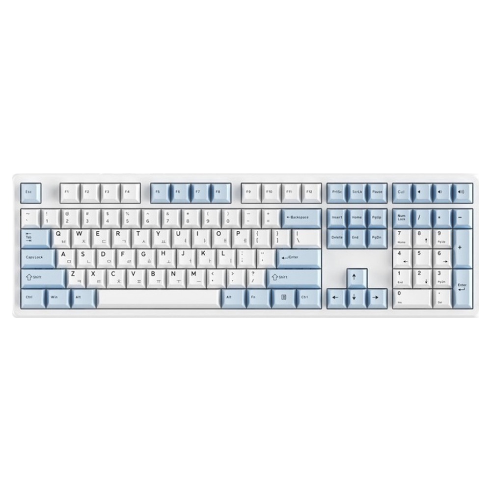 다얼유 유무선 108키 3모드 연결 블루투스 기계식 키보드 드림축, 오로라 스카이, DK108 Pro, 제조사축 65,900원