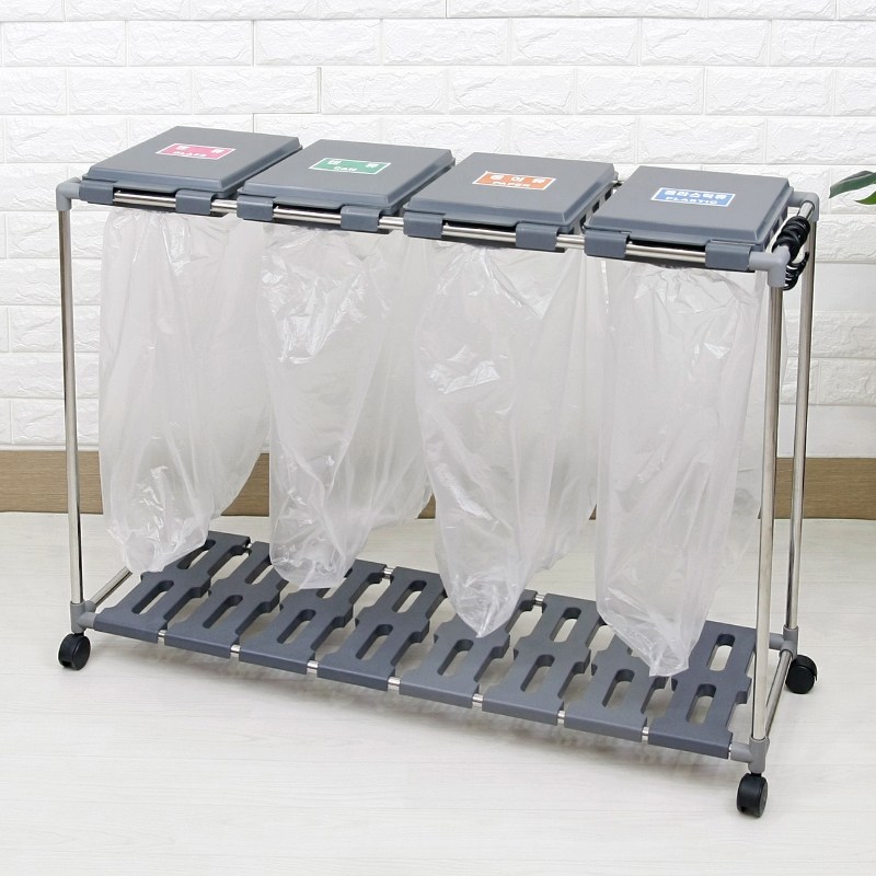 DAMDA 재활용 분리수거함 블랙/그레이 +비닐 50매 증정 2단 3단 4단 27,900원