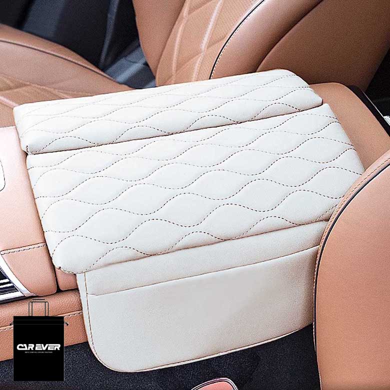 카에버 보에이 공간 간섭 제로 벤츠전용 콘솔 수납 쿠션 커버 세트 S클래스 W223 스몰웨이브, 요트 베이지, 1세트 43,230원