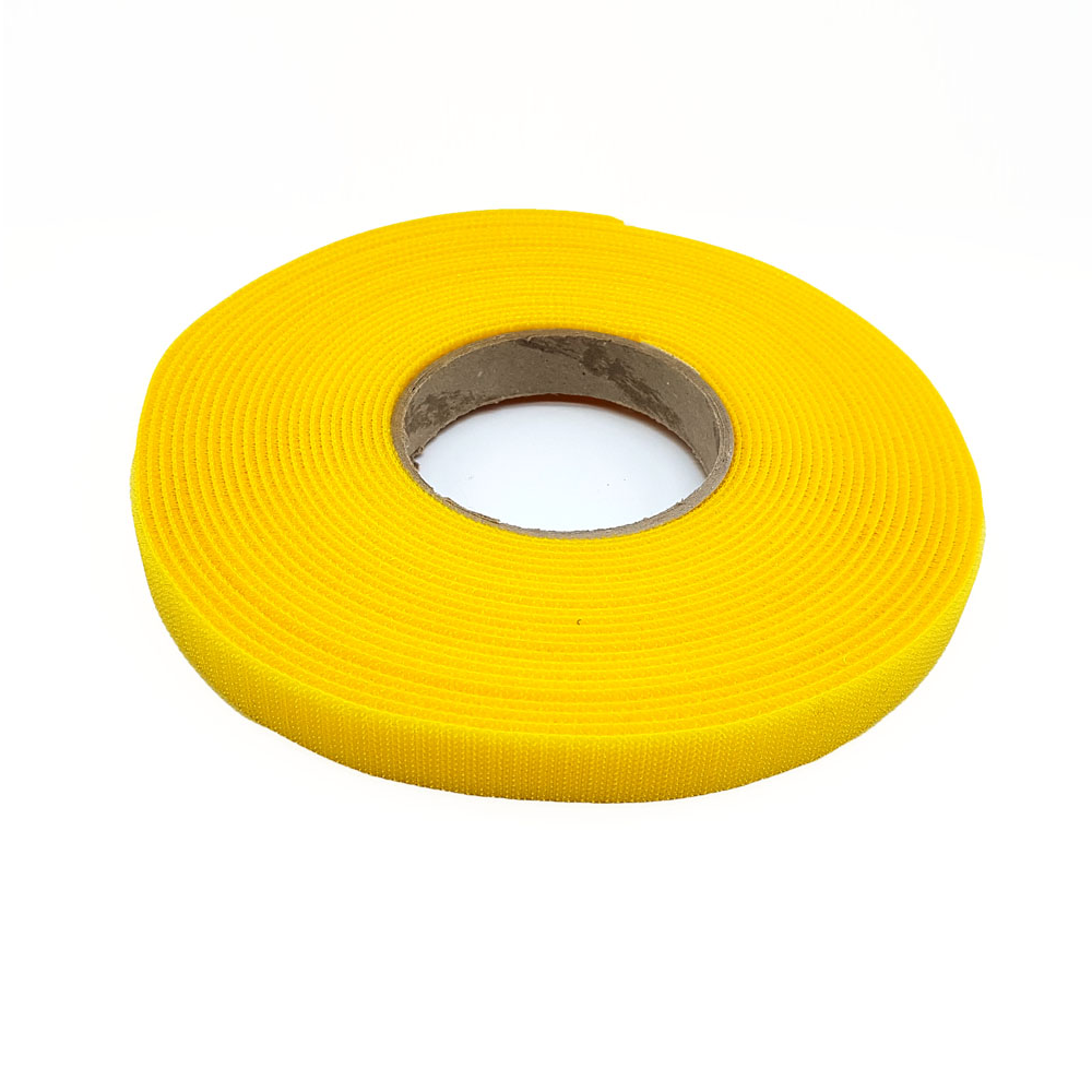 폭 2cm 국산 잘라쓰는 전선정리 암수한몸 양면벨크로타이 노란색 일반형, 1개 60,000원
