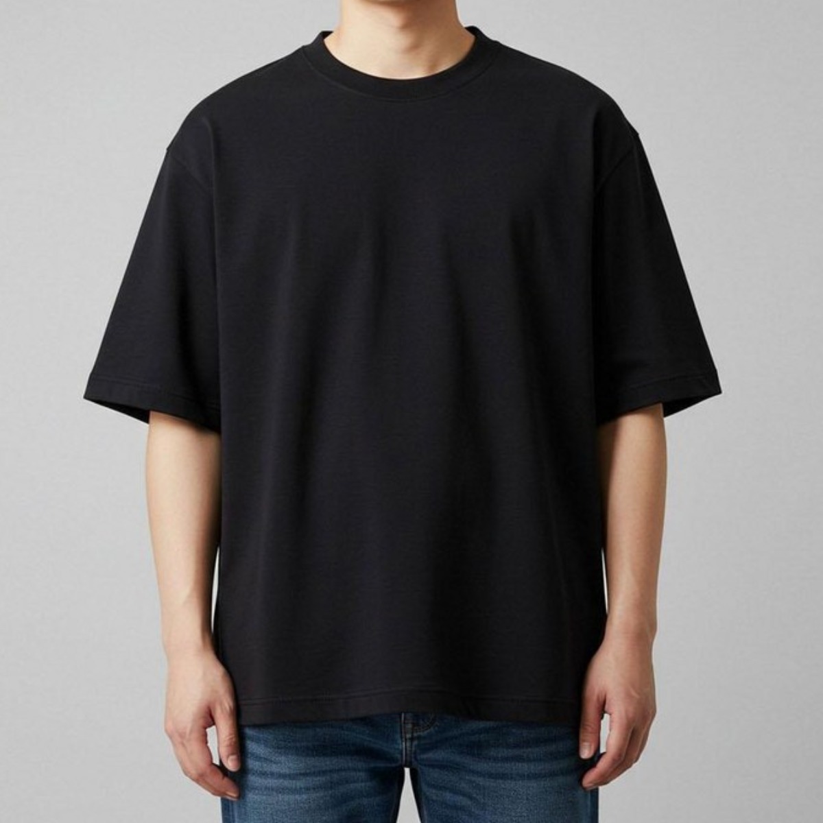 1+1 라운드티셔츠 빅사이즈반팔티 헤비웨이트 5XL~9XL 오버핏 국산 뚱뚱한남자티셔츠 미니특양면 남녀공용 30,900원