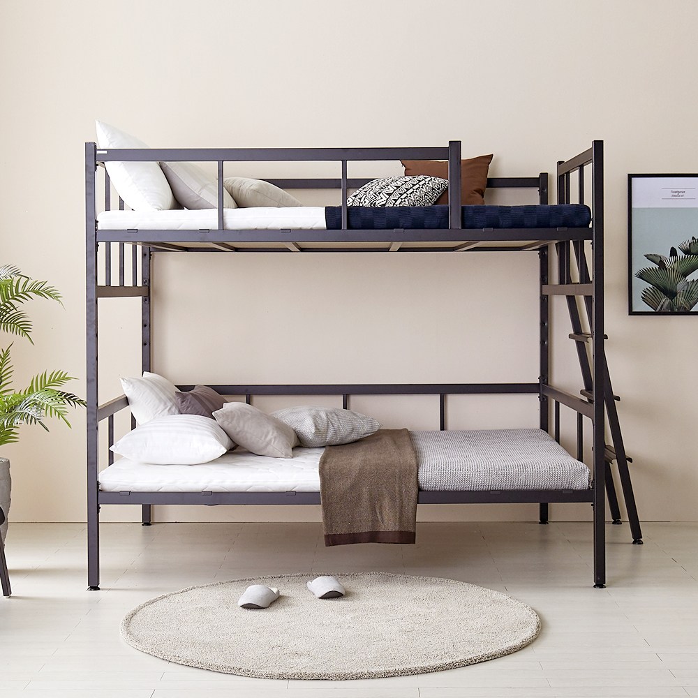 플라망 업다운 높이조절 철제 벙커 이층침대 퀸 Q 사다리 581,000원