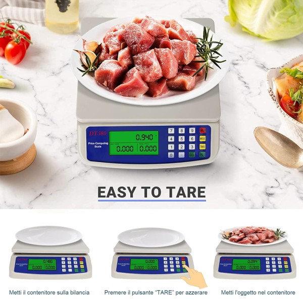 쿠쿠스토어 30KG /1G 전자 저울 고정밀 LCD 디지털 주방 계량 플랫폼 충전식/배터리 식품 26,900원