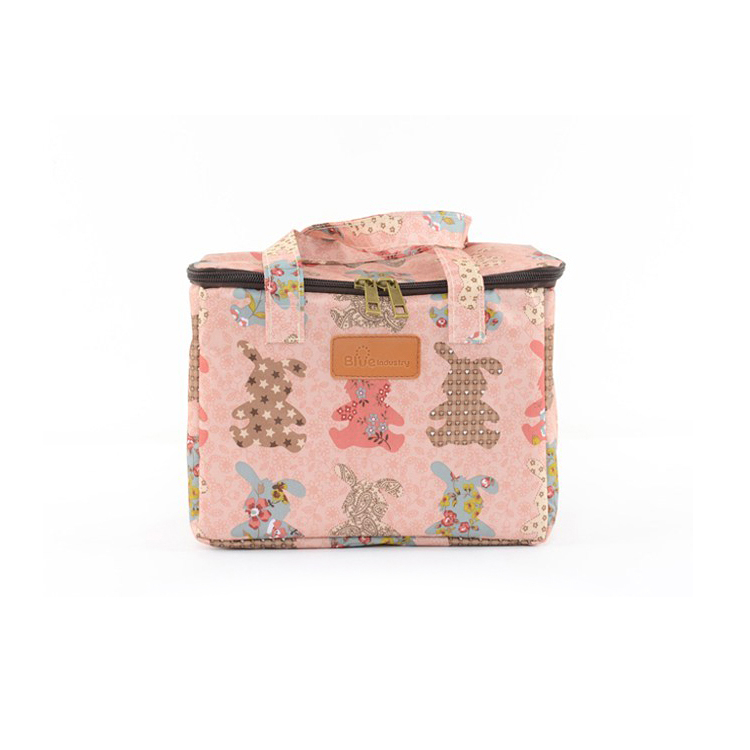 에브리띵_by블루 아이스 박스 캠핑 쿨러백 보냉가방 아이스백 도시락가방 캠핑가방 사계절 사용, 핑크 바니 쿨러백(소형), 8L 9,900원