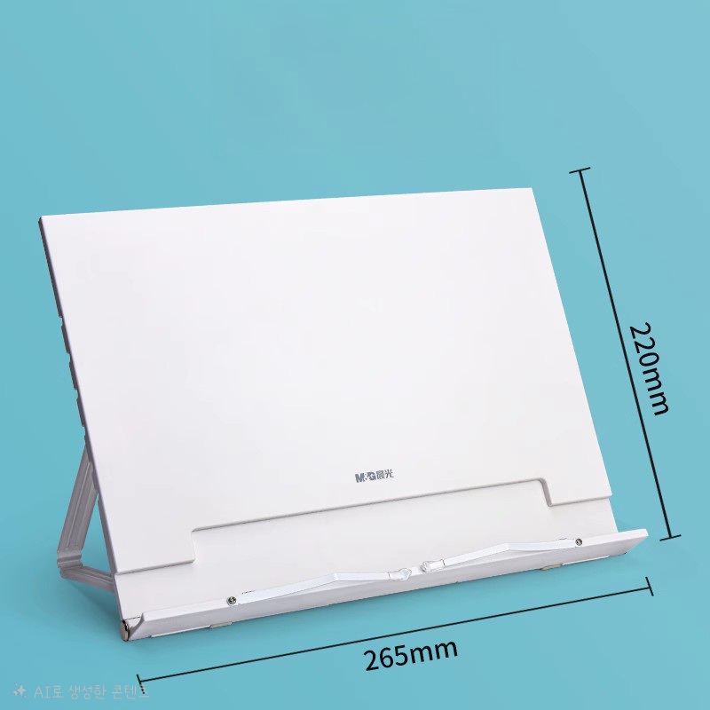 사각사각서랍 초슬림 독서대 휴대용 독서대 가벼운 독서대 높이조절 독서대, 화이트 9,300원