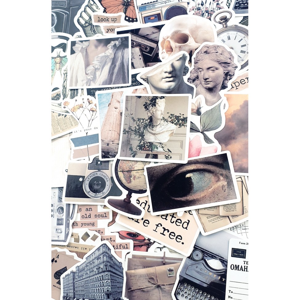 빈티지 다꾸스티커 vol 34 A형 세트 레트로 감성 다이어리꾸미기 아이패드 인스 용품 4,300원