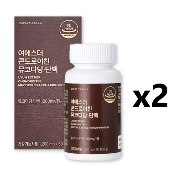 여에스더 소연골 콘드로이친 뮤코다당단백 60정 2박스 본사정품 591578 71,300원